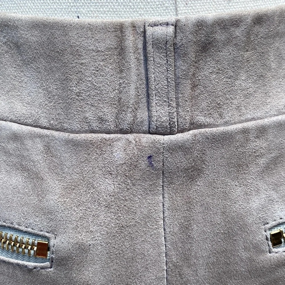 J Brand 100% Lamb Leather suede Moto style skinny pants - Picture 12 of 16